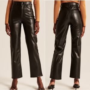 Abercrombie & Fitch Black Straight Leg Pants